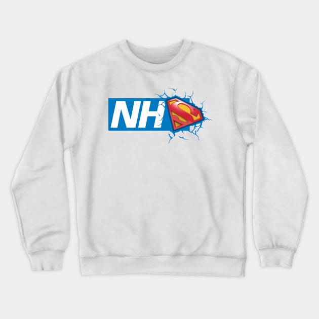 Super NHS Crewneck Sweatshirt by inkstyl